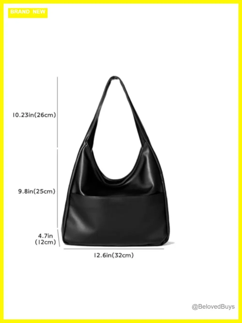 Faux Leather Hobo Tote Bag for Women Soft Shoulder Handbag with Wide Strap 2Pcs